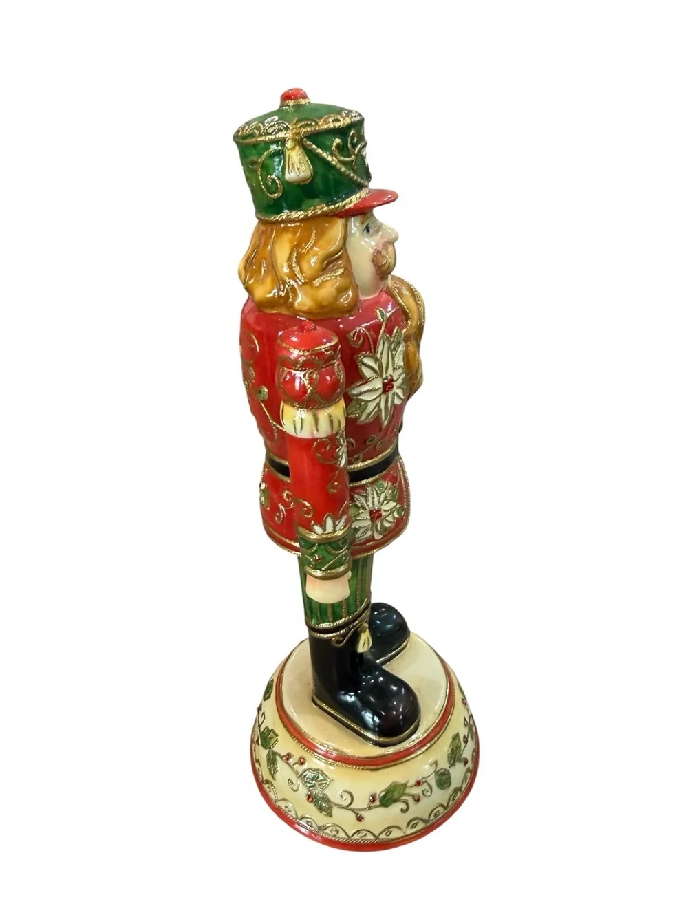 Christmas Wishes Nutcracker Roman Inc 10 inch Musical Roman Soldier Vintage